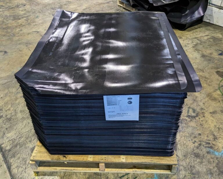 slip sheets ready for shipping